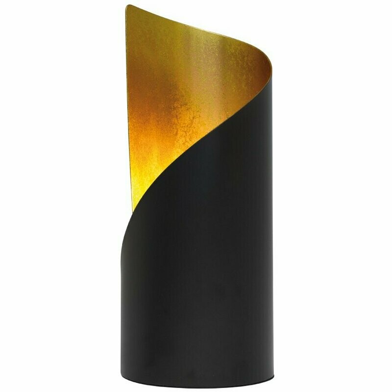 Tischleuchte Tischlampe FRANK einflammig E14 max. 25W schwarz gold REALITY Tischleuchte Tischlampe FRANK einflammig E14 max. 25W schwarz gold REALITY