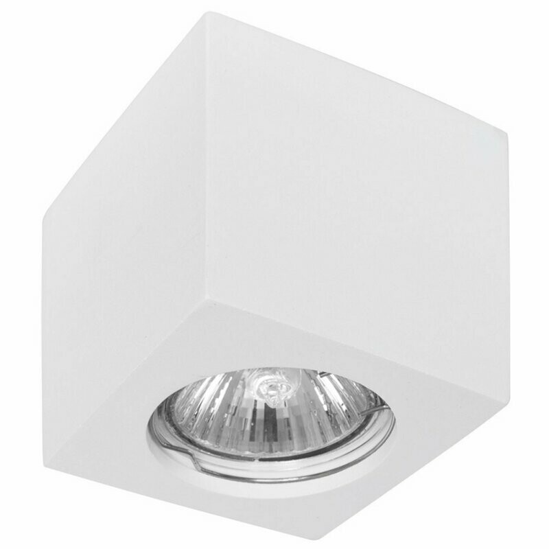 Deckenleuchte Deckenlampe Keramik weiss überstreichbar 1 x GU10 max.10W Belfiore Deckenleuchte Deckenlampe Keramik weiss überstreichbar 1 x GU10 max.10W Belfiore
