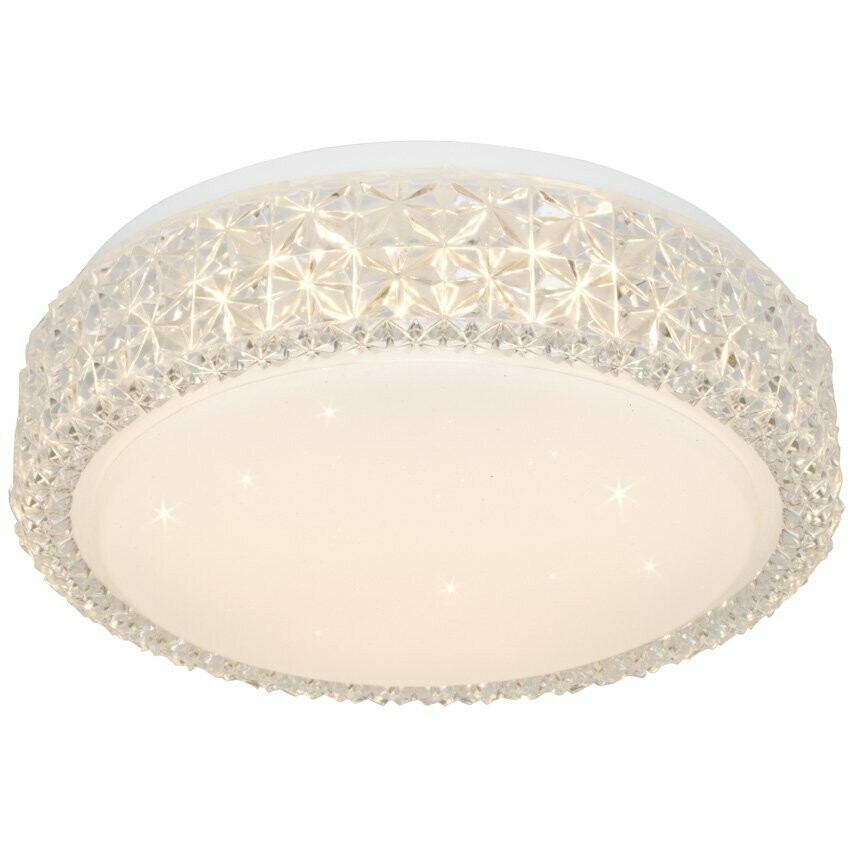 LED Deckenleuchte Deckenlampe PEGASUS weiss Sternenhimmeleffekt LEDs 12W  Reality