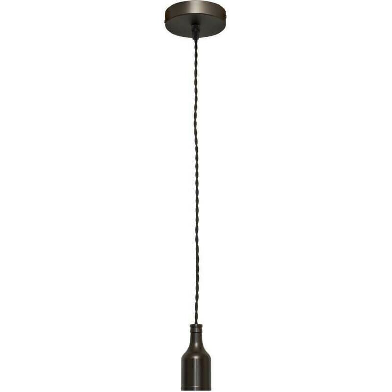 Pendelleuchte Deckenlampe Schnurpendel anthrazit matt max.60W LEDmaxx Pendelleuchte Deckenlampe Schnurpendel anthrazit matt max.60W LEDmaxx