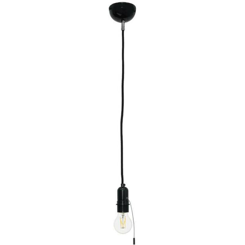 Pendelleuchte Deckenlampe Schnurpendel Fassung Bakalit Pendel schwarz max.60W THPG Pendelleuchte Deckenlampe Schnurpendel Fassung Bakalit Pendel schwarz max.60W THPG