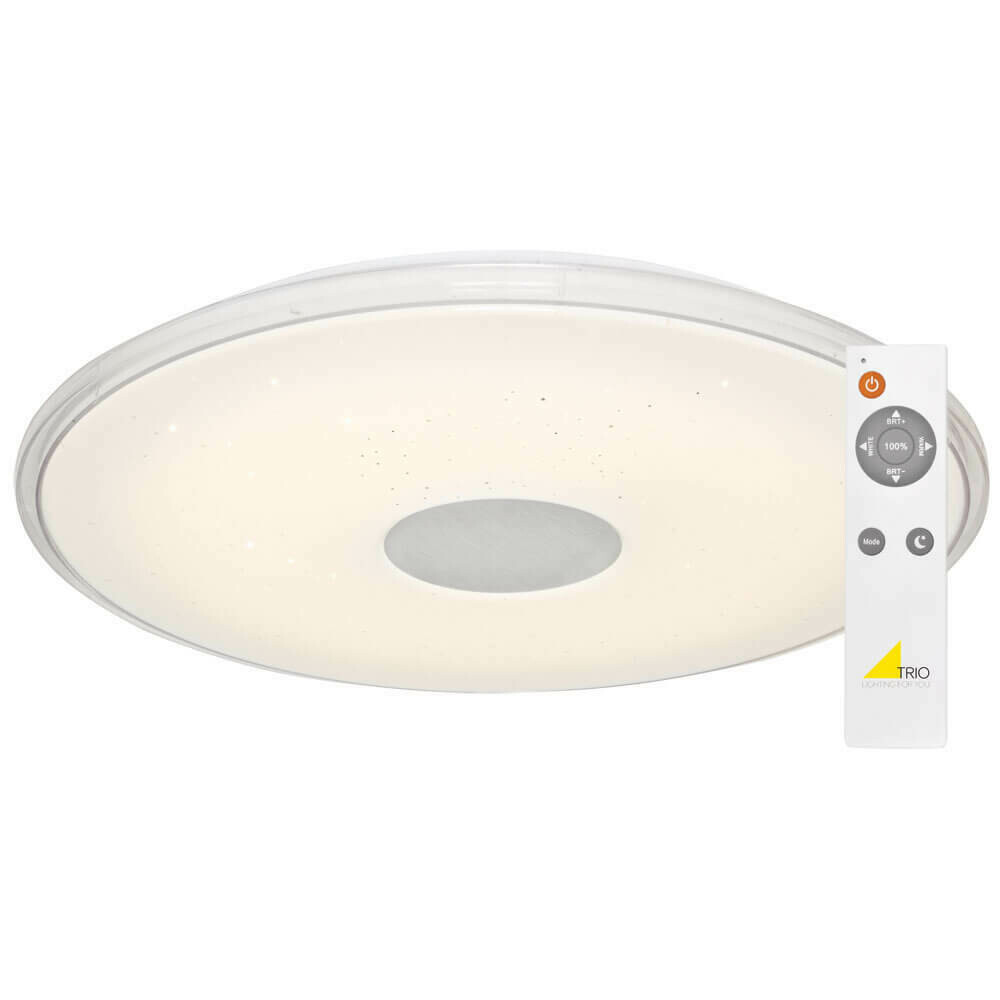 LED Deckenleuchte Deckenlampe SHOGUN Fernbedienung 2400lm 3000K bis 5500K Trio