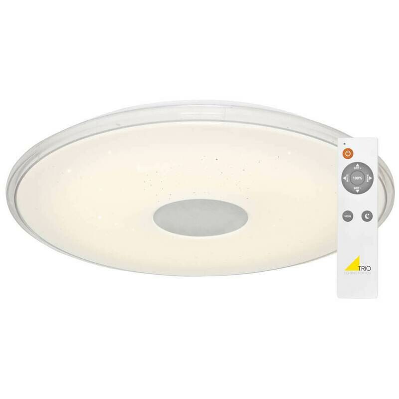 LED Deckenleuchte Deckenlampe SHOGUN Fernbedienung 2400lm 3000K bis 5500K Trio LED Deckenleuchte Deckenlampe SHOGUN Fernbedienung 2400lm 3000K bis 5500K Trio