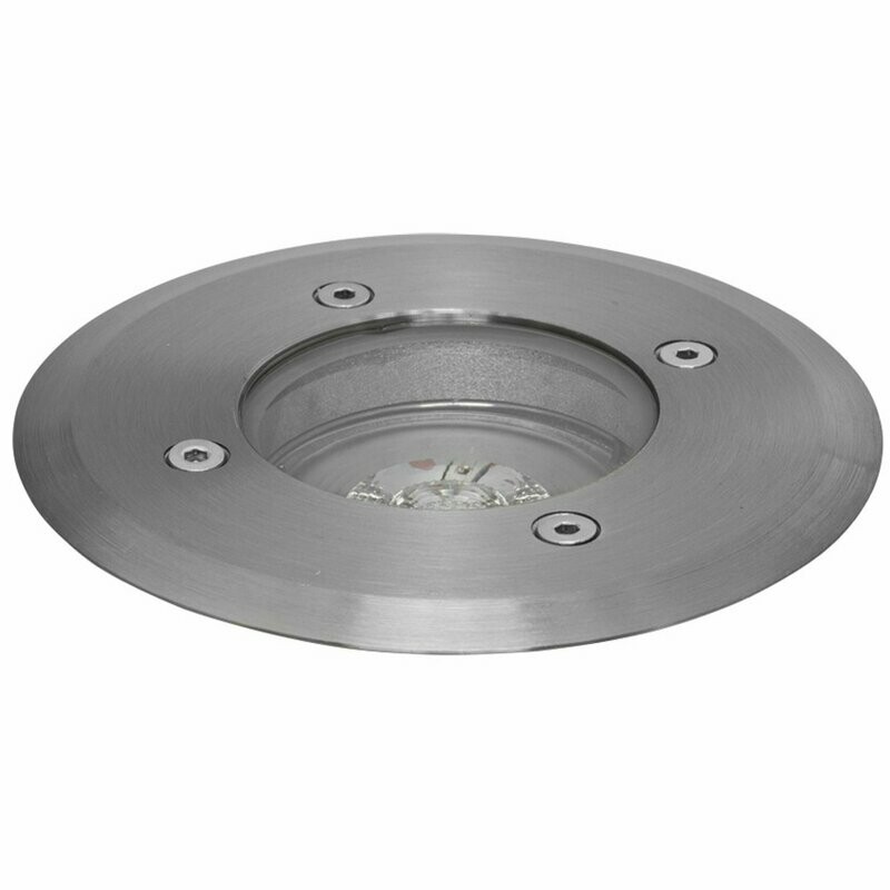 Erdeinbauleuchte Bodeneinbauleuchte rund IP65 Fassung GU10 230V max. 35W Heitronic Erdeinbauleuchte Bodeneinbauleuchte rund IP65 Fassung GU10 230V max. 35W Heitronic