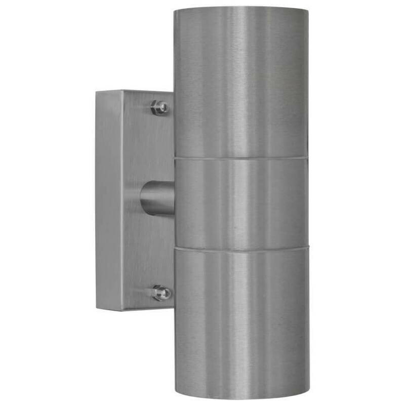 Aussenleuchte Aussenwandleuchte Edelstahl IP44 2x GU10 max. 35W Smartwares Aussenleuchte Aussenwandleuchte Edelstahl IP44 2x GU10 max. 35W Smartwares