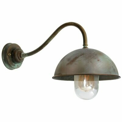 Aussenwandleuchte Aussenlampe IP44 Altmessing patiniert Messing MORETTI LUCE 3238.T.AR Aussenwandleuchte Aussenlampe IP44 Altmessing patiniert Messing MORETTI LUCE 3238.T.AR