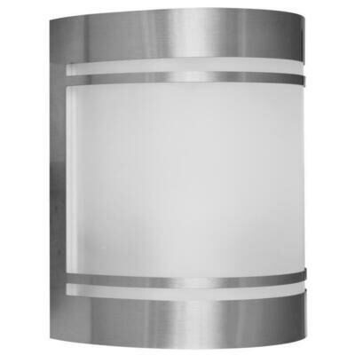 Aussenleuchte Wandleuchte CERNO Edelstahl Glas opal IP44 E27 max. 40W EGLO Aussenleuchte Wandleuchte CERNO Edelstahl Glas opal IP44 E27 max. 40W EGLO