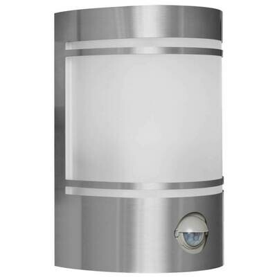Aussenleuchte Wandleuchte Bewegungsmelder CERNO Edelstahl Glas IP44 max. 40W EGLO Aussenleuchte Wandleuchte Bewegungsmelder CERNO Edelstahl Glas IP44 max. 40W EGLO