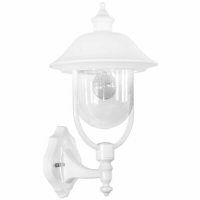 Aussenleuchte Wandleuchte Aussenlampe weiss 1x E27 max. 100W LANDA Aussenleuchte Wandleuchte Aussenlampe weiss 1x E27 max. 100W LANDA