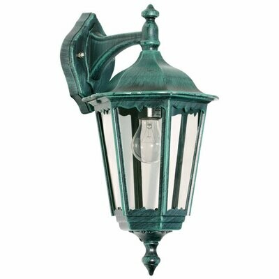 Aussenleuchte Wandleuchte Aussenlampe hängend grün 1x E27 max. 100W LANDA Aussenleuchte Wandleuchte Aussenlampe hängend grün 1x E27 max. 100W LANDA