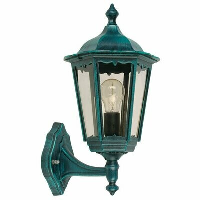 Aussenleuchte Wandleuchte Aussenlampe stehend grün 1x E27 max. 100W LANDA Aussenleuchte Wandleuchte Aussenlampe stehend grün 1x E27 max. 100W LANDA