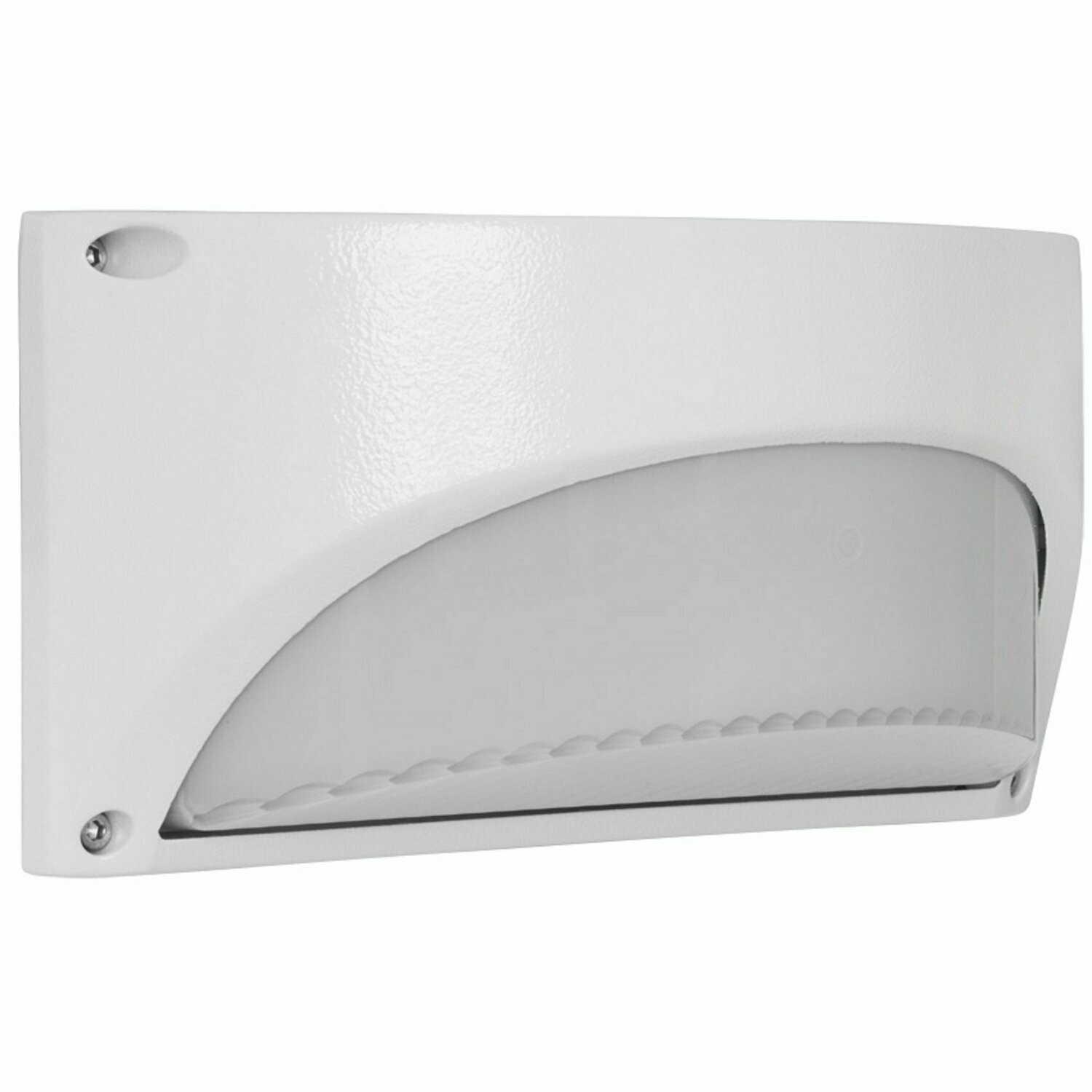 Aussenwandleuchte IP54 Aludruckguss weiss Polycarbonatglas opal IP54 Boluce