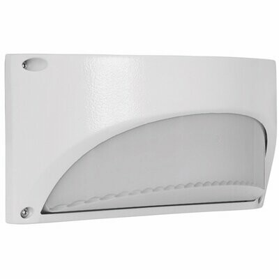 Aussenwandleuchte IP54 Aludruckguss weiss Polycarbonatglas opal IP54 Boluce Aussenwandleuchte IP54 Aludruckguss weiss Polycarbonatglas opal IP54 Boluce