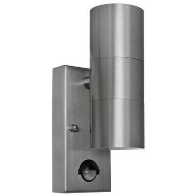 LED Aussenleuchte Wandleuchte Bewegungsmelder Edelstahl IP44 10W 840lm GLOBO LED Aussenleuchte Wandleuchte Bewegungsmelder Edelstahl IP44 10W 840lm GLOBO