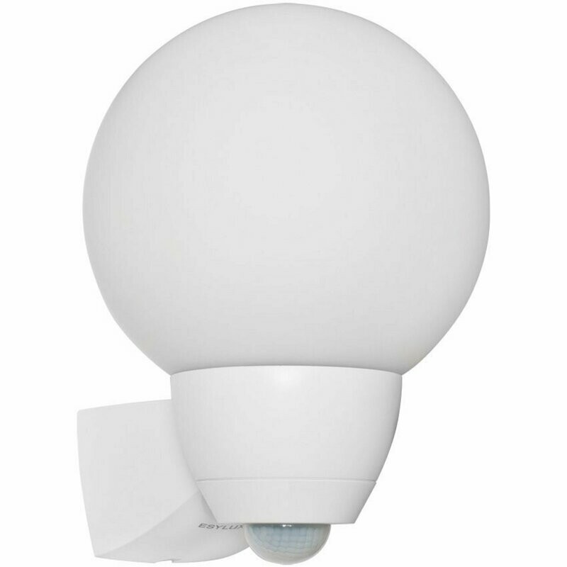 Aussenleuchte Aussenwandleuchte Bewegungsmelder weiss IP44 E27 max.100W ESYLUX Aussenleuchte Aussenwandleuchte Bewegungsmelder weiss IP44 E27 max.100W ESYLUX