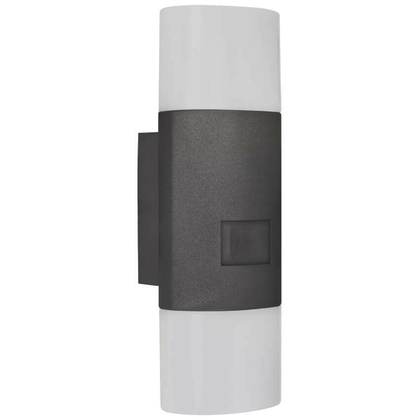 LED Aussenleuchte Wandleuchte Bewegungsmelder Alu anthrazit IP44 11W755lm STEINEL