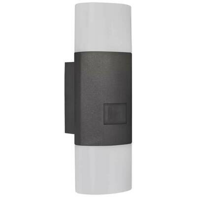 LED Aussenleuchte Wandleuchte Bewegungsmelder Alu anthrazit IP44 11W755lm STEINEL LED Aussenleuchte Wandleuchte Bewegungsmelder Alu anthrazit IP44 11W755lm STEINEL