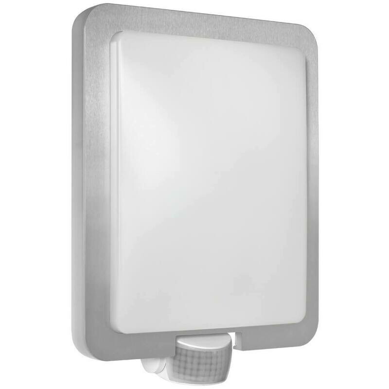 Aussenleuchte Aussenwandleuchte Bewegungsmelder Edelstahl IP44 E27 max. 28W EGLO Aussenleuchte Aussenwandleuchte Bewegungsmelder Edelstahl IP44 E27 max. 28W EGLO