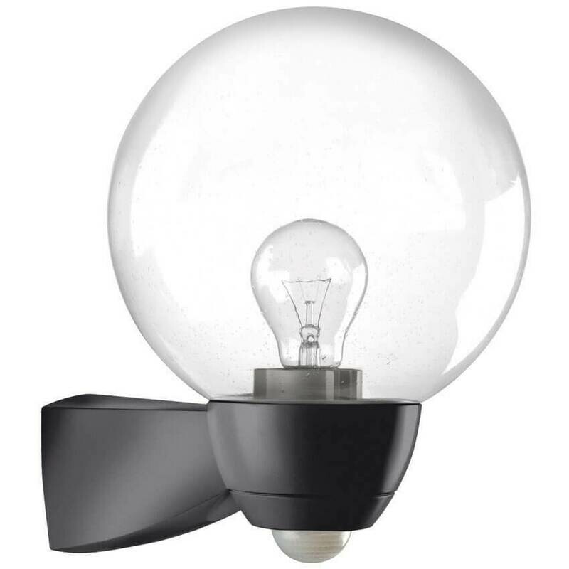 Aussenleuchte Aussenwandleuchte Bewegungsmelder schwarz IP44 E27 max. 100W ESYLUX Aussenleuchte Aussenwandleuchte Bewegungsmelder schwarz IP44 E27 max. 100W ESYLUX