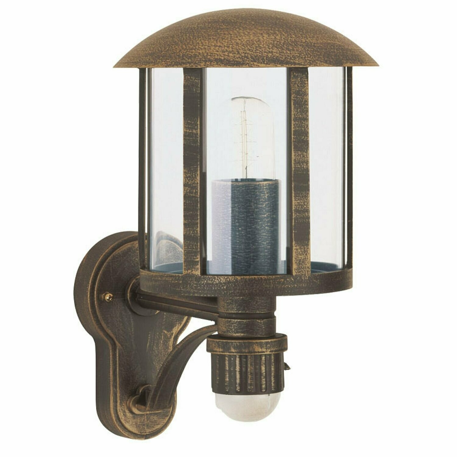 Aussenleuchte Wandleuchte Landhausstil bronzefarben IP44 Bewegungsmelder  Albert