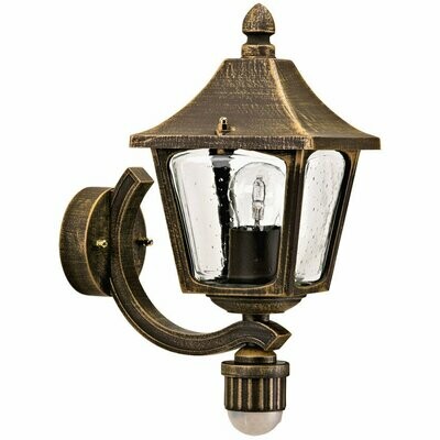 Aussenleuchte Wandleuchte bronzefarben Bewegungsmelder Landhausstil IP44 Albert Aussenleuchte Wandleuchte bronzefarben Bewegungsmelder Landhausstil IP44 Albert