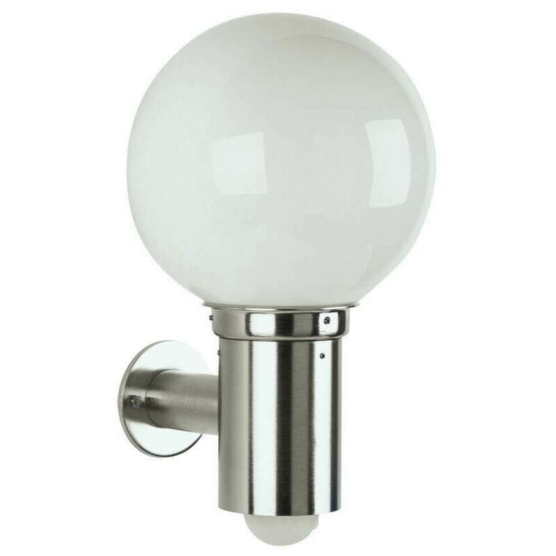 Aussenleuchte Aussenwandleuchte Bewegungsmelder Edelstahl IP44 E27 max. 75W ALBERT Aussenleuchte Aussenwandleuchte Bewegungsmelder Edelstahl IP44 E27 max. 75W ALBERT