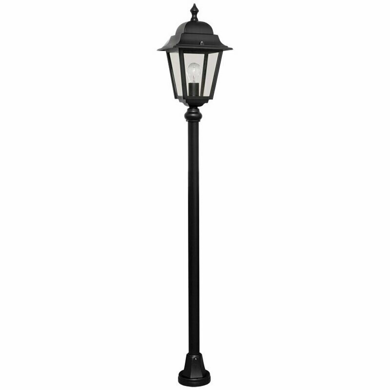 Aussenleuchte Aussenstandleuchte Laterne NIZZA Aluminium schwarz 1x E27 max. 100W LANDA Aussenleuchte Aussenstandleuchte Laterne NIZZA Aluminium schwarz 1x E27 max. 100W LANDA