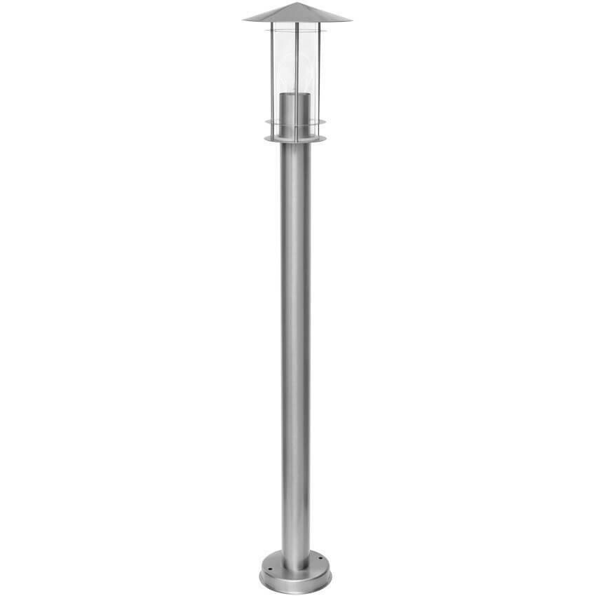 Aussenpollerleuchte Aussenleuchte Edelstahl Glas IP44 E27 230V max.60W EGLO