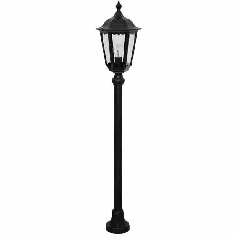 Aussenleuchte Aussenstandleuchte FIRENZE Alu schwarz IP43 stehend 116cm Fassung E27 LANDA Aussenleuchte Aussenstandleuchte FIRENZE Alu schwarz IP43 stehend 116cm Fassung E27 LANDA