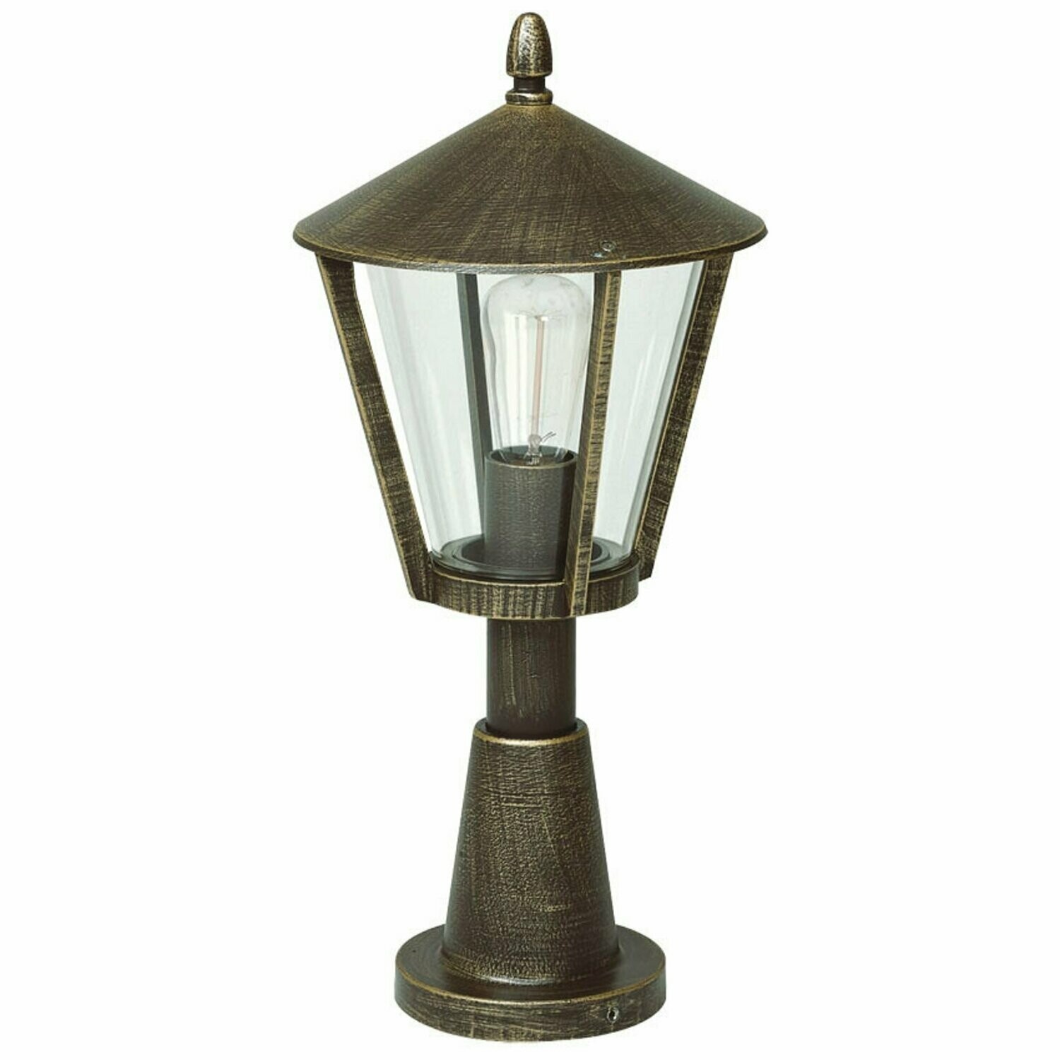 Aussenleuchte Sockelleuchte Landhausstil IP44 stehend 1x E27 max.75W  Albert