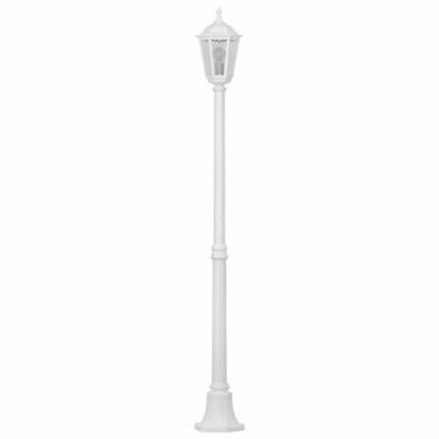 Aussenleuchte Standleuchte Laterne FIRENZE weiss Höhe 190cm 1x E27 max. 75W IP43 LANDA