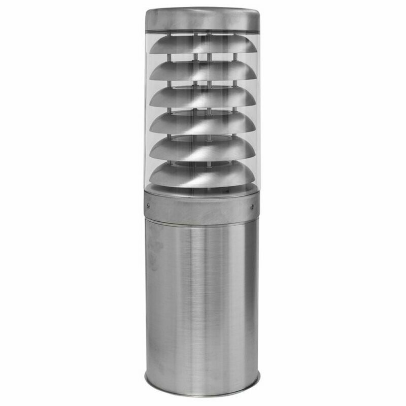Aussenleuchte Aussen Sockelleuchte Aussenlampe Edelstahl E27 230V max.75W ESL LANDA Aussenleuchte Aussen Sockelleuchte Aussenlampe Edelstahl E27 230V max.75W ESL LANDA