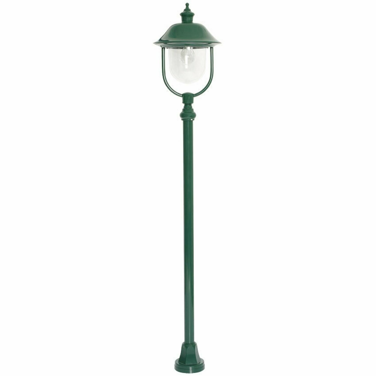 Aussenleuchte Standleuchte Laterne grün Höhe 132cm 1x E27 max. 100W IP43 LANDA