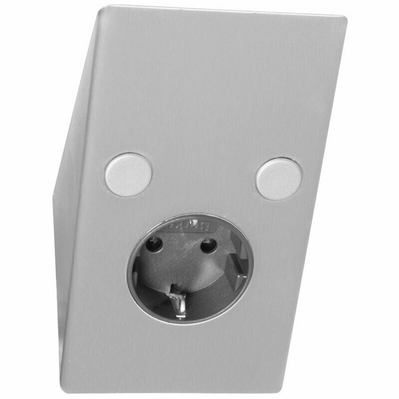 Anbausteckdose Aufbausteckdose Steckdose Küche Edelstahl THEBO Type ST 689 Anbausteckdose Aufbausteckdose Steckdose Küche Edelstahl THEBO Type ST 689