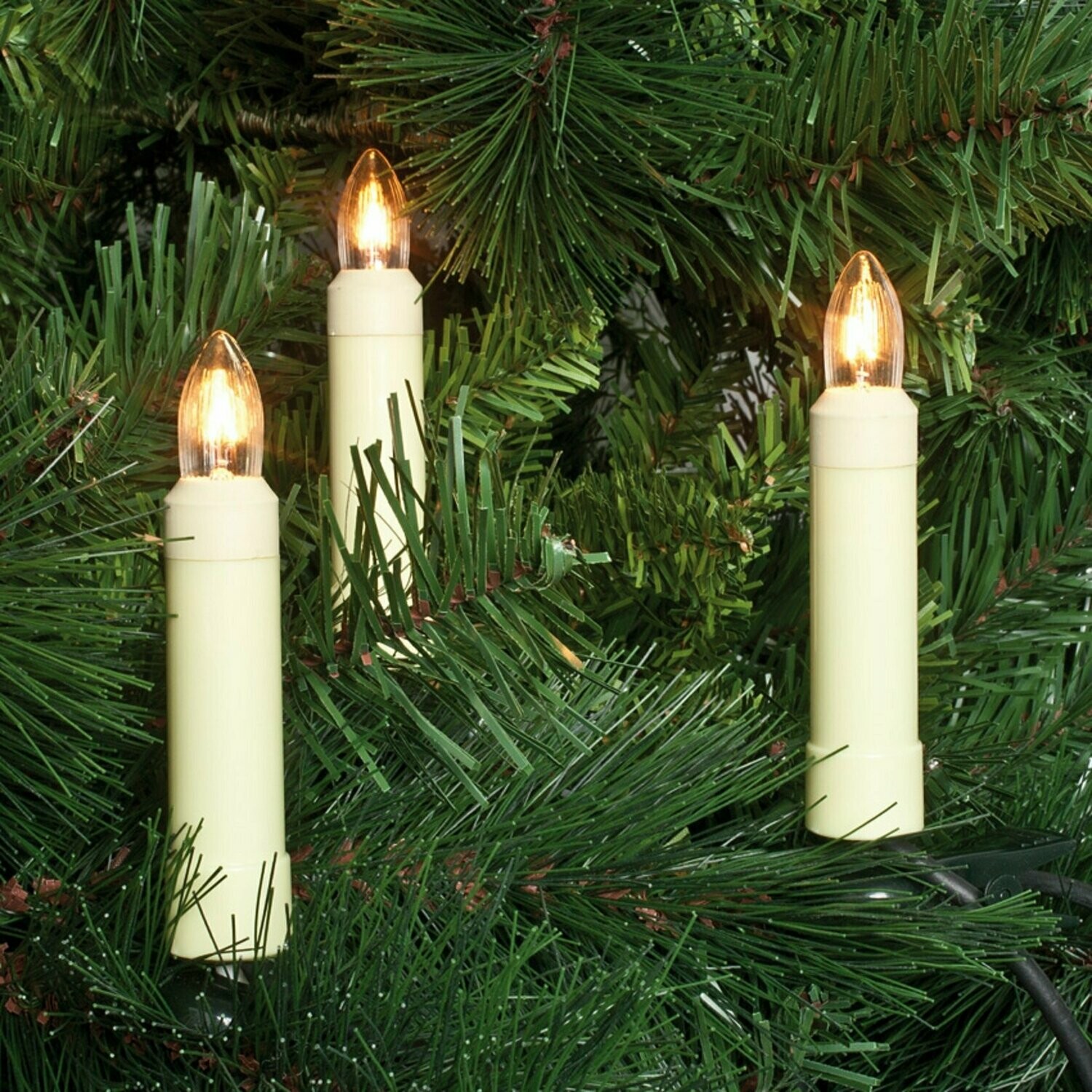 AUSSEN Weihnachtsbaumkette Christbaumbeleuchtung 30 x E10 8V 3W ROTPFEIL