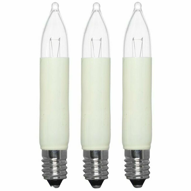 3 Stück Kleinschaftkerze E10 8V 3W 70mm Minischaftkerze Schaftkerze Schwibbogen 3 Stück Kleinschaftkerze E10 8V 3W 70mm Minischaftkerze Schaftkerze Schwibbogen