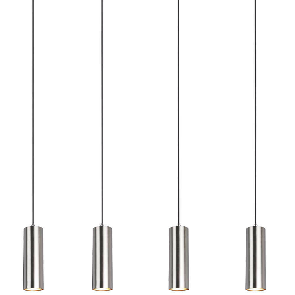 Pendelleuchte Hängeleuchte MARLEY Metall nickelfarben matt 4x GU10 max. 35W TRIO