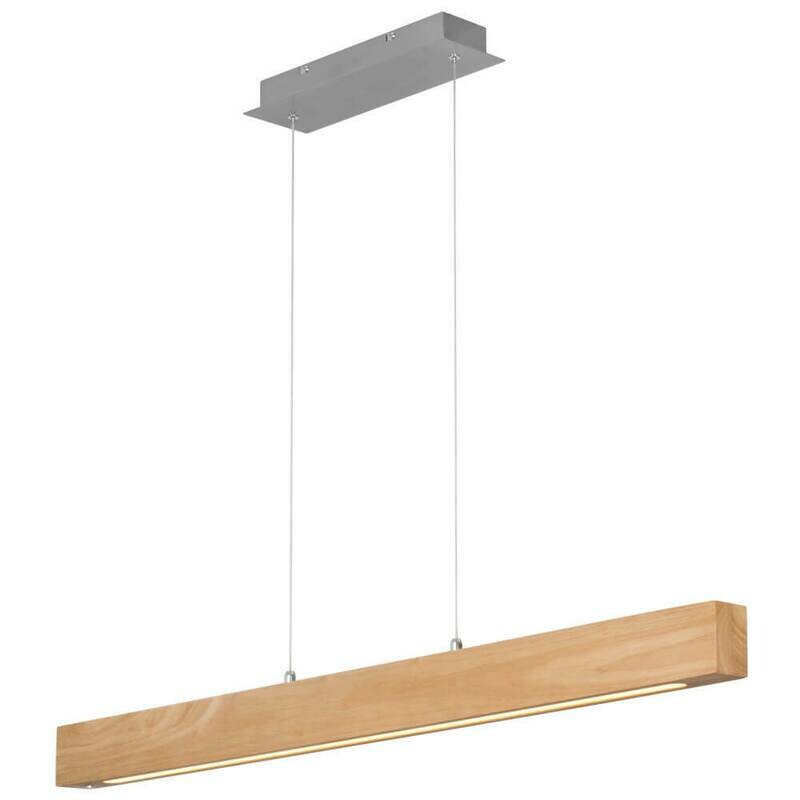 LED Pendelleuchte Hängeleuchte Echtholz BADIA Holz Eiche natur LEDs 43W 3870lm FABAS LUCE LED Pendelleuchte Hängeleuchte Echtholz BADIA Holz Eiche natur LEDs 43W 3870lm FABAS LUCE