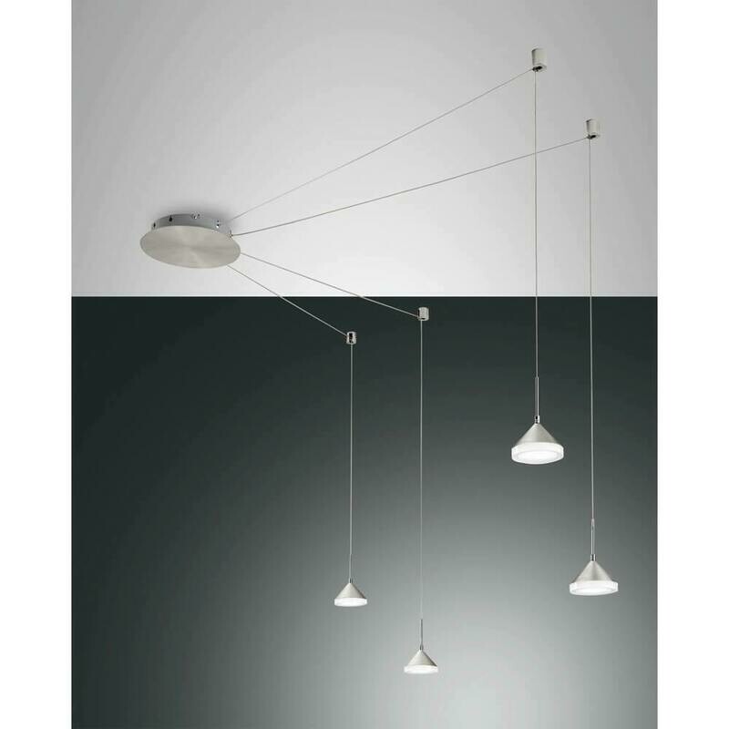 LED Pendelleuchte Hängeleuchte ISABELLA 4-flammig 4 LEDs 32W 2880lm FABAS LUCE LED Pendelleuchte Hängeleuchte ISABELLA 4-flammig 4 LEDs 32W 2880lm FABAS LUCE