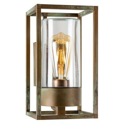 Aussenwandleuchte Wandlampe Altmessing patiniert Messing Glas klar MORETTI LUCE Aussenwandleuchte Wandlampe Altmessing patiniert Messing Glas klar MORETTI LUCE