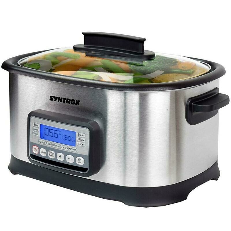 Sous Vide Kocher Multikocher Vakuumgarer 7 Liter 1500W 11 Programme 16 in 1
