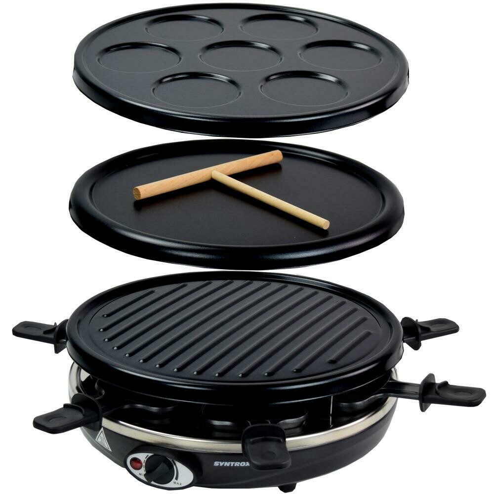 Raclette Crepemaker Grill Kontaktgrill Pancakemaker 4 in 1 Basel