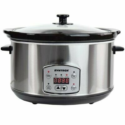 Digitaler Slow Cooker 6,5 Liter mit Timer Digitaler Slow Cooker 6,5 Liter mit Timer