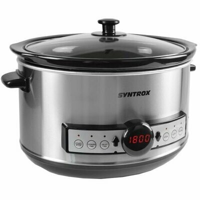 Digitaler Slow Cooker 4,5 Liter mit Timer Digitaler Slow Cooker 4,5 Liter mit Timer