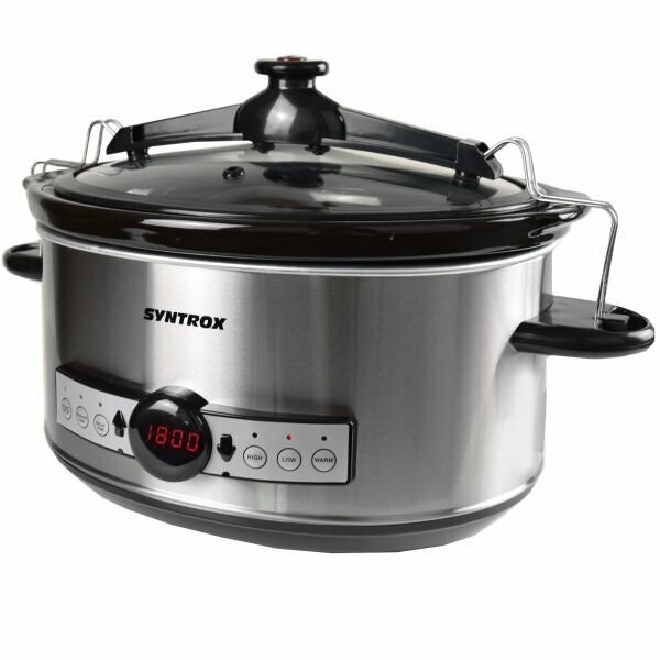 Syntrox Germany Digitaler Slow Cooker 6,5 Liter mit Timer Syntrox Germany Digitaler Slow Cooker 6,5 Liter mit Timer