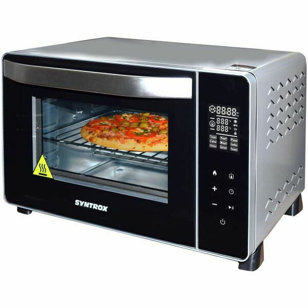25 L Digitaler Miniofen Stand Backofen mit Touch Screen Saltillo Umluft Drehspiess Minibackofen Pizzaofen 25 L Digitaler Miniofen Stand Backofen mit Touch Screen Saltillo Umluft Drehspiess Minibackofen Pizzaofen