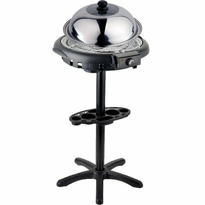 Elektrogrill Barbecue BBQ Standgrill Grill Rundgrill 2 in 1