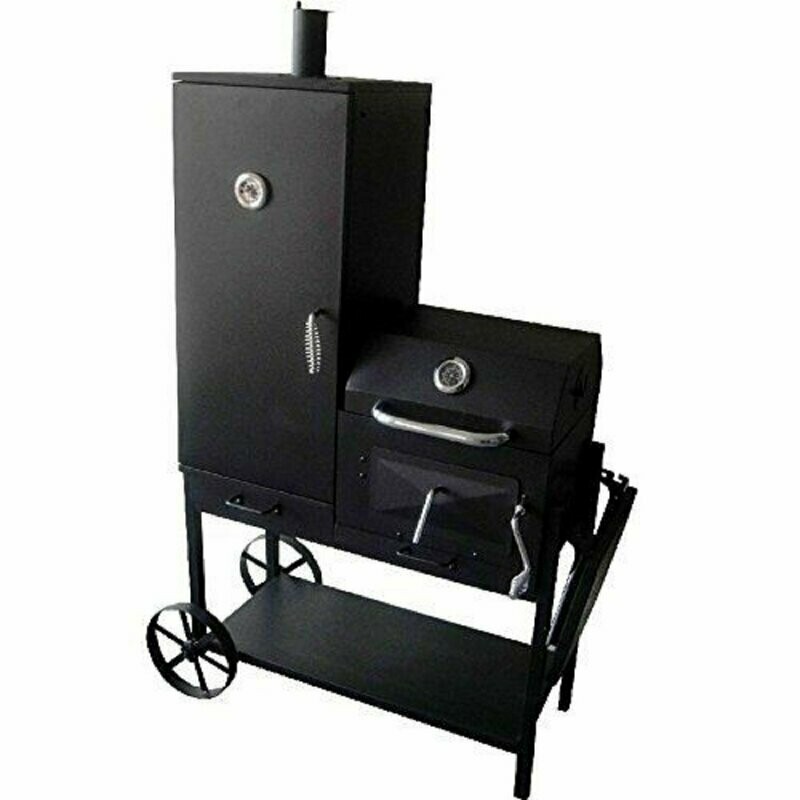 Smoker Bovini 2 Barbecue BBQ Grill Räucherofen Holzkohlegrill Grillwagen Smoker Bovini 2 Barbecue BBQ Grill Räucherofen Holzkohlegrill Grillwagen