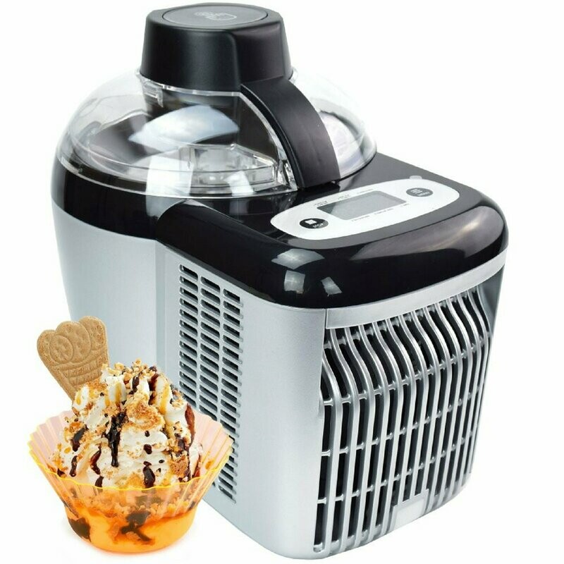Eismaschine Selbstkühlend 90W Frozen Yogurt Milchshake Maschine Flaschenkühler Eismaschine Selbstkühlend 90W Frozen Yogurt Milchshake Maschine Flaschenkühler