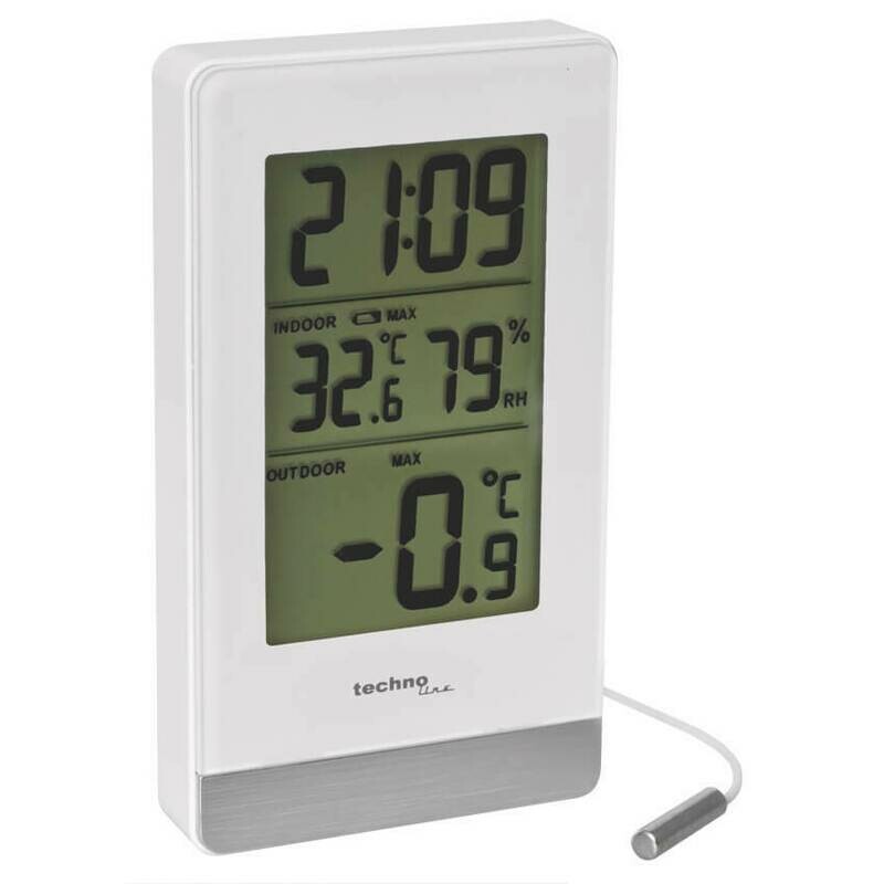 Thermometer Hygrometer mit Außentemperaturanzeige Techno line WS 7039 Thermometer Hygrometer mit Außentemperaturanzeige Techno line WS 7039